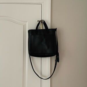 Black Madewell transport crossbody tote